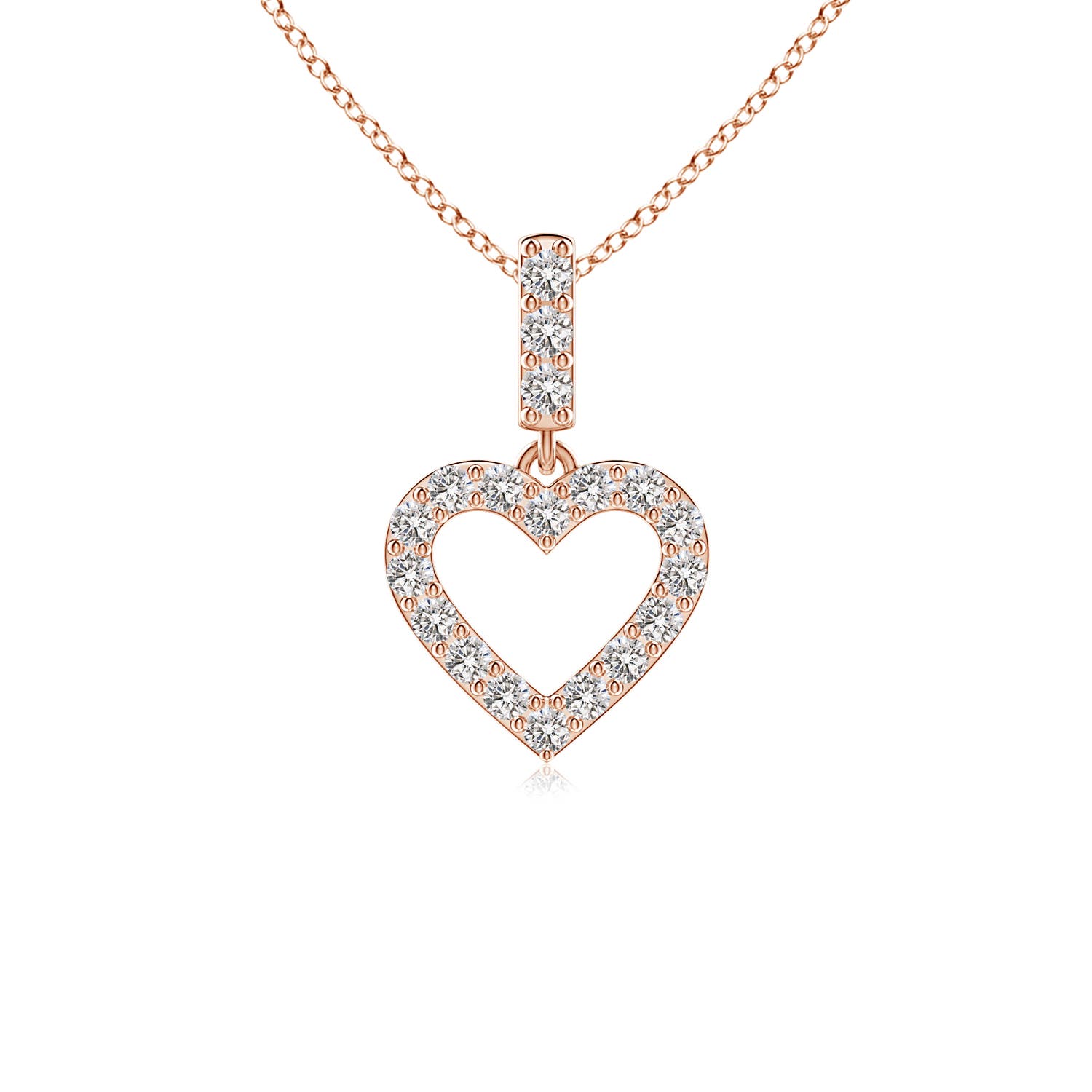 I-J, I1-I2 / 0.25 CT / 14 KT Rose Gold