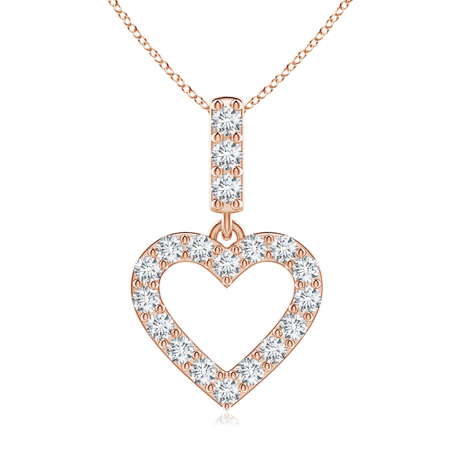 G, VS2 / 0.68 CT / 14 KT Rose Gold