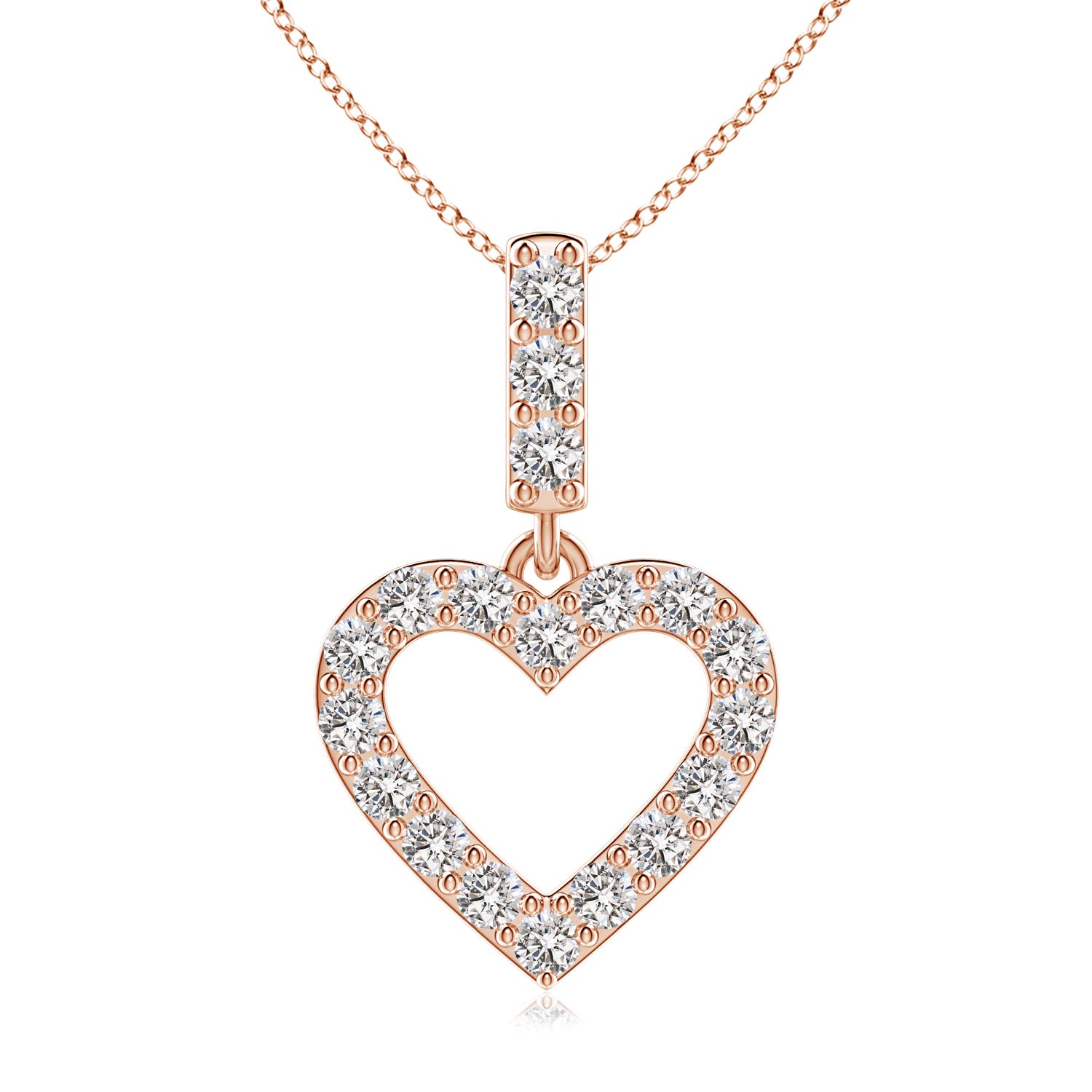 I-J, I1-I2 / 0.68 CT / 14 KT Rose Gold