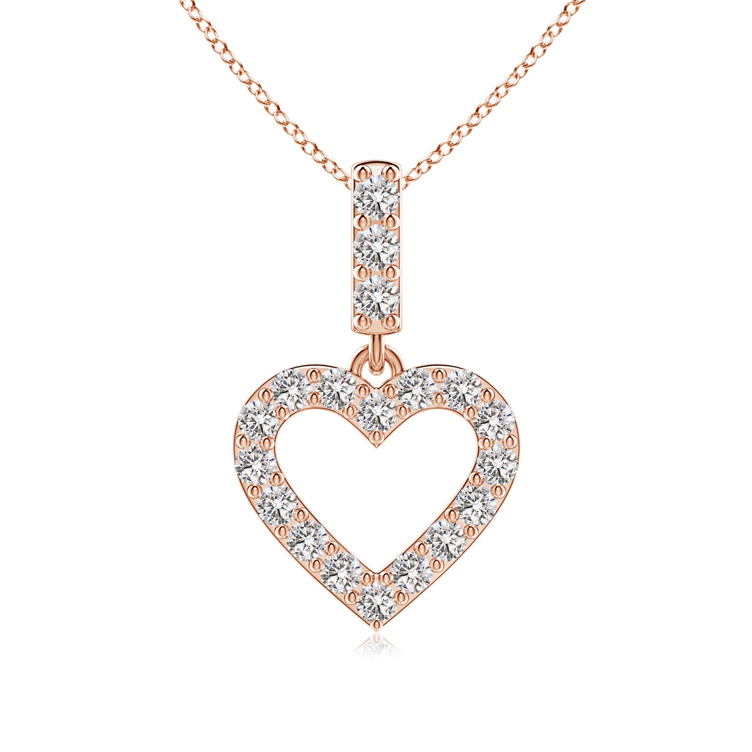 I-J, I1-I2 / 0.51 CT / 14 KT Rose Gold