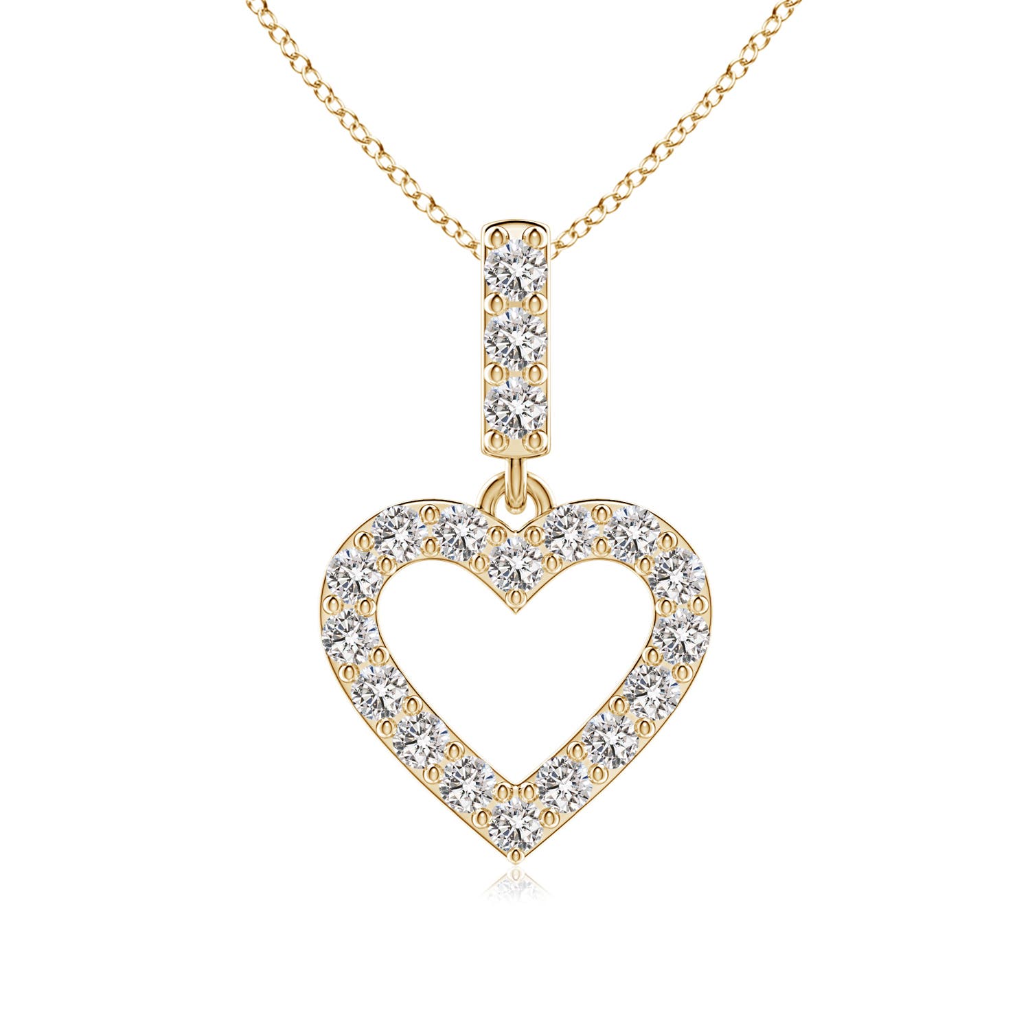 I-J, I1-I2 / 0.51 CT / 14 KT Yellow Gold