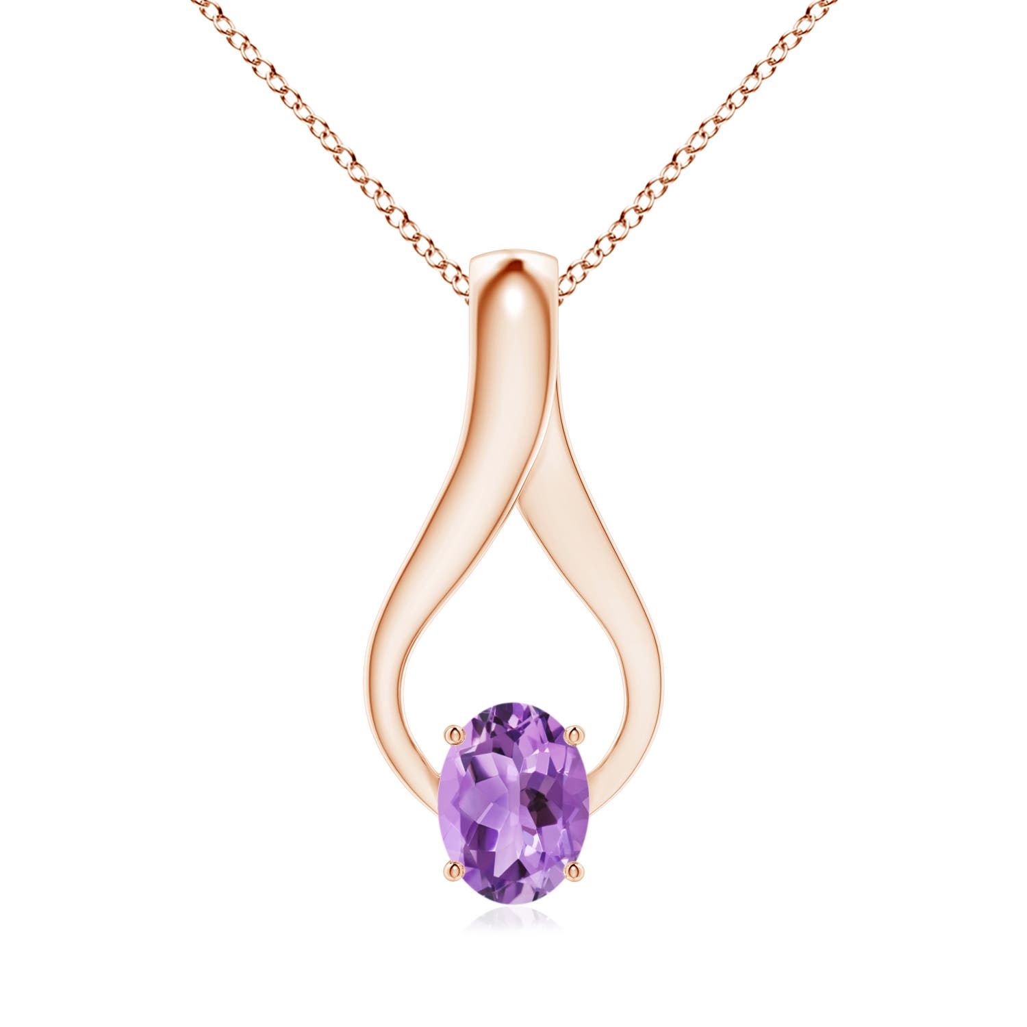 A - Amethyst / 1.26 CT / 14 KT Rose Gold