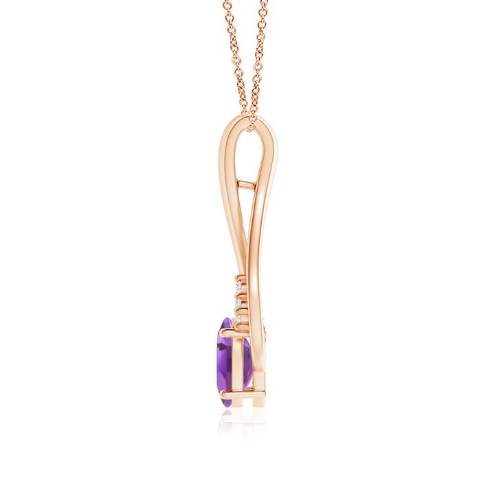 A - Amethyst / 1.26 CT / 14 KT Rose Gold