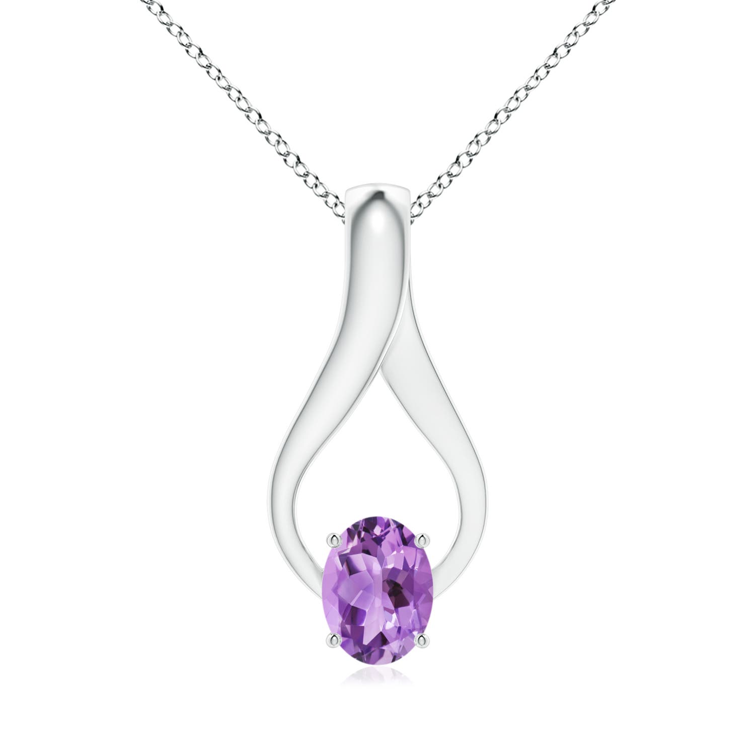 A - Amethyst / 1.26 CT / 14 KT White Gold