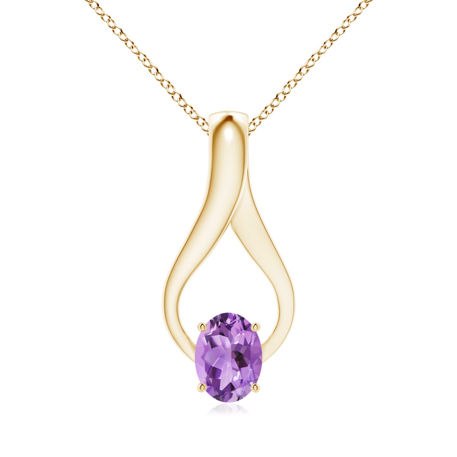 A - Amethyst / 1.26 CT / 14 KT Yellow Gold