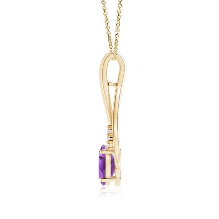 A - Amethyst / 1.26 CT / 14 KT Yellow Gold