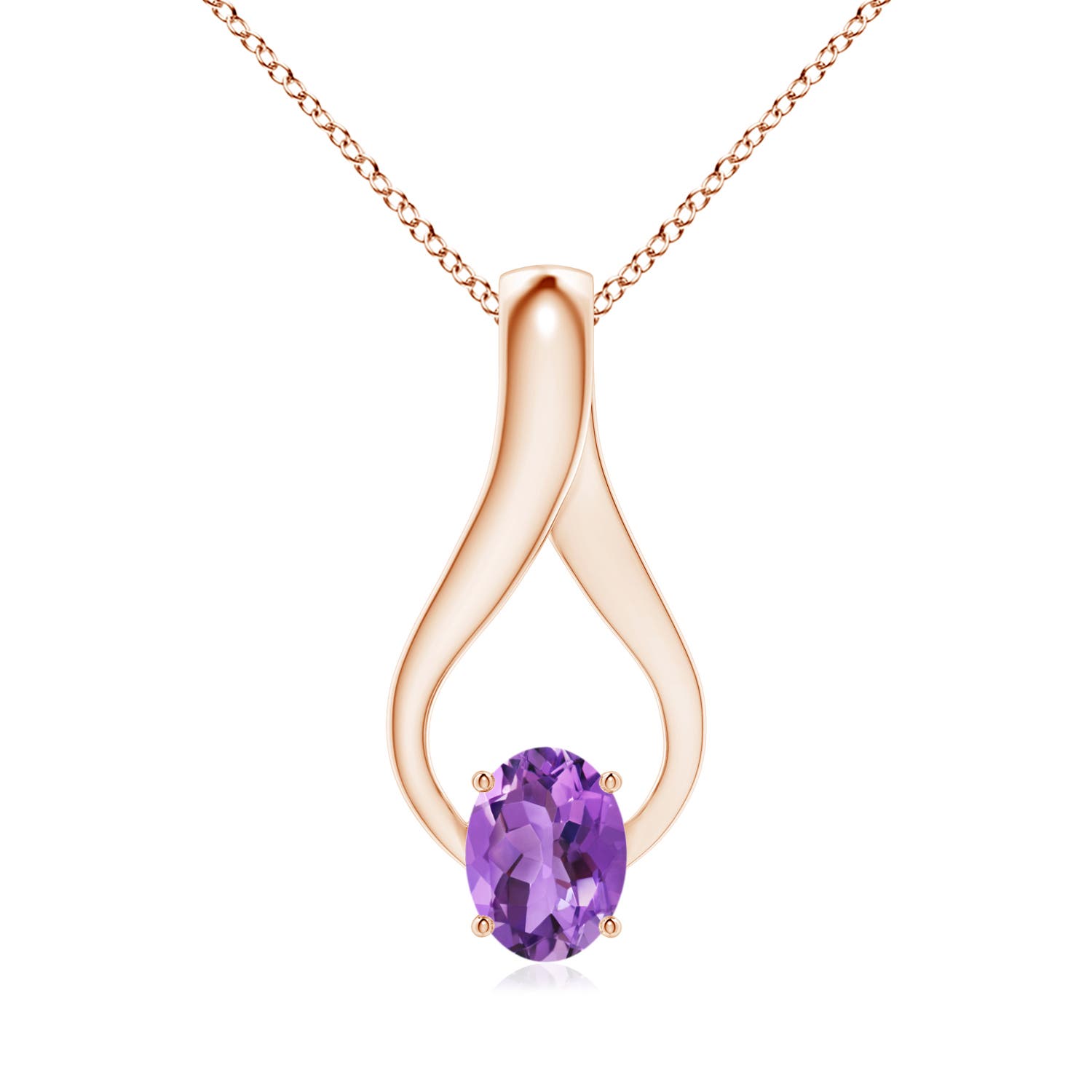 AA - Amethyst / 1.26 CT / 14 KT Rose Gold