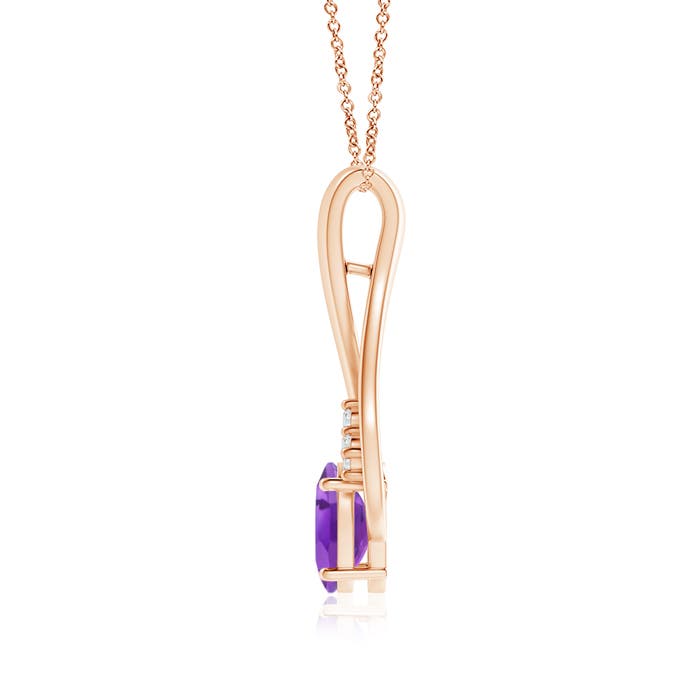 AA - Amethyst / 1.26 CT / 14 KT Rose Gold