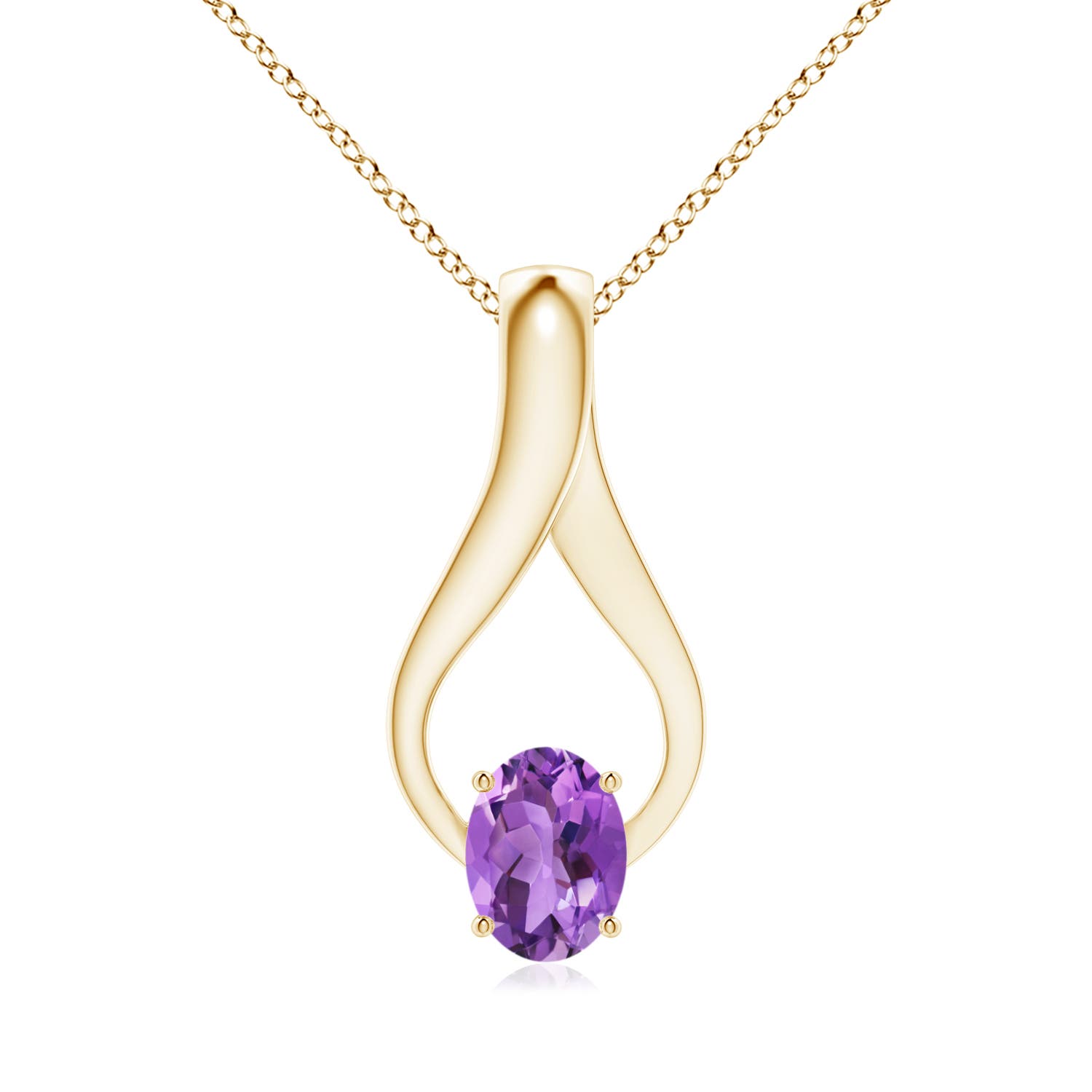 AA - Amethyst / 1.26 CT / 14 KT Yellow Gold