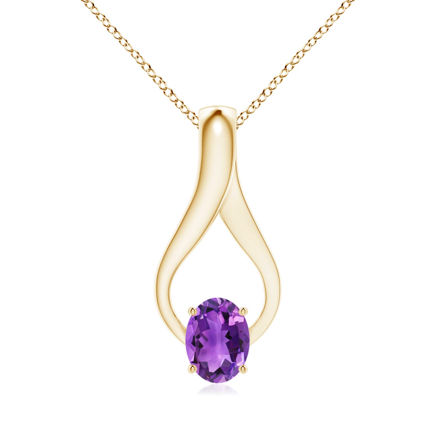 AAA - Amethyst / 1.26 CT / 14 KT Yellow Gold