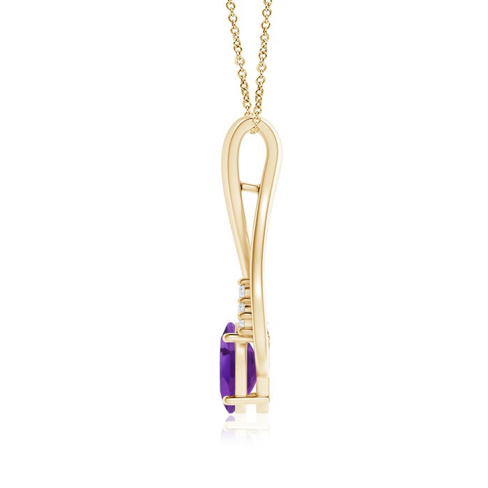 AAA - Amethyst / 1.26 CT / 14 KT Yellow Gold