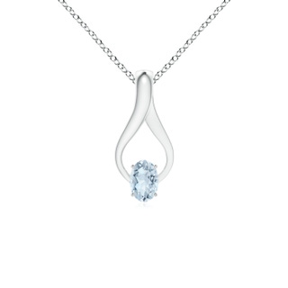 Oval A Aquamarine