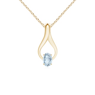Oval A Aquamarine