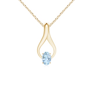 Oval AA Aquamarine