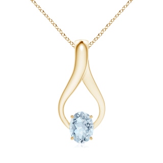 Oval A Aquamarine