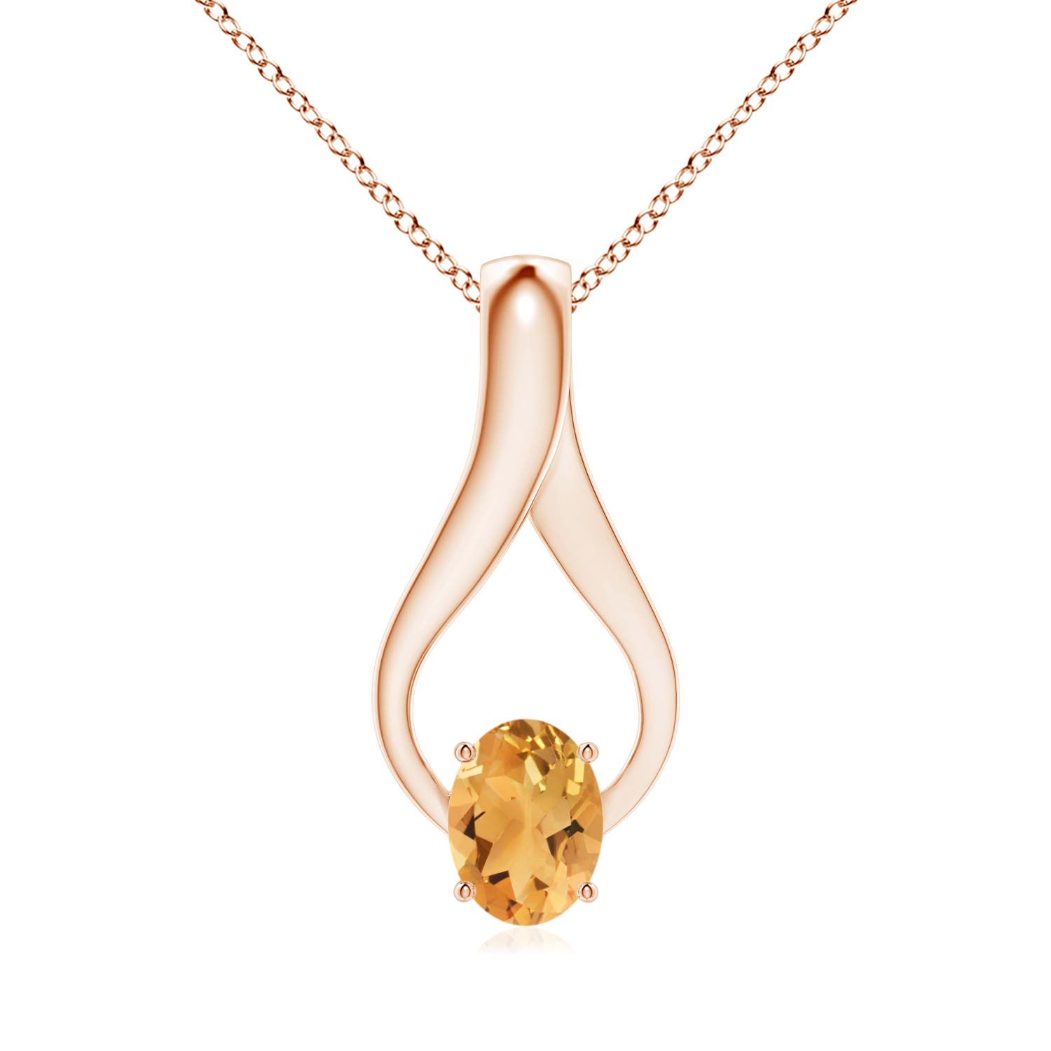 A - Citrine / 1.21 CT / 14 KT Rose Gold