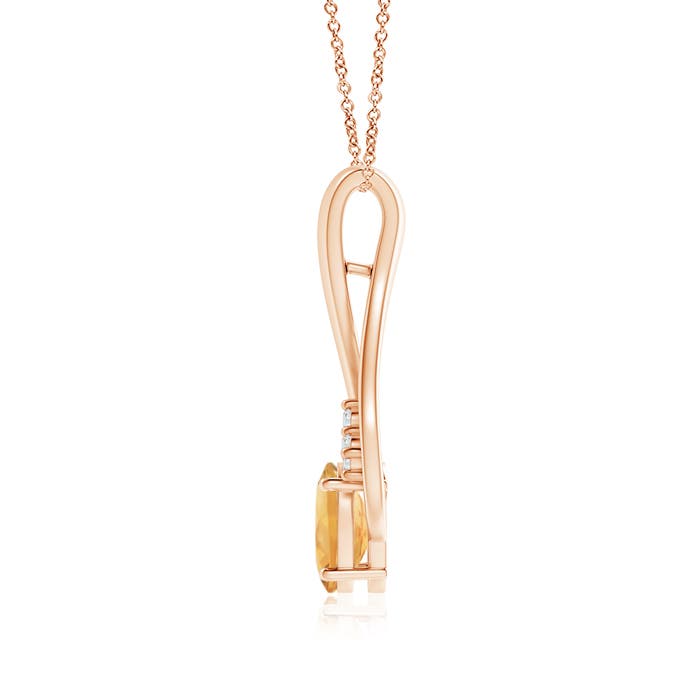 A - Citrine / 1.21 CT / 14 KT Rose Gold