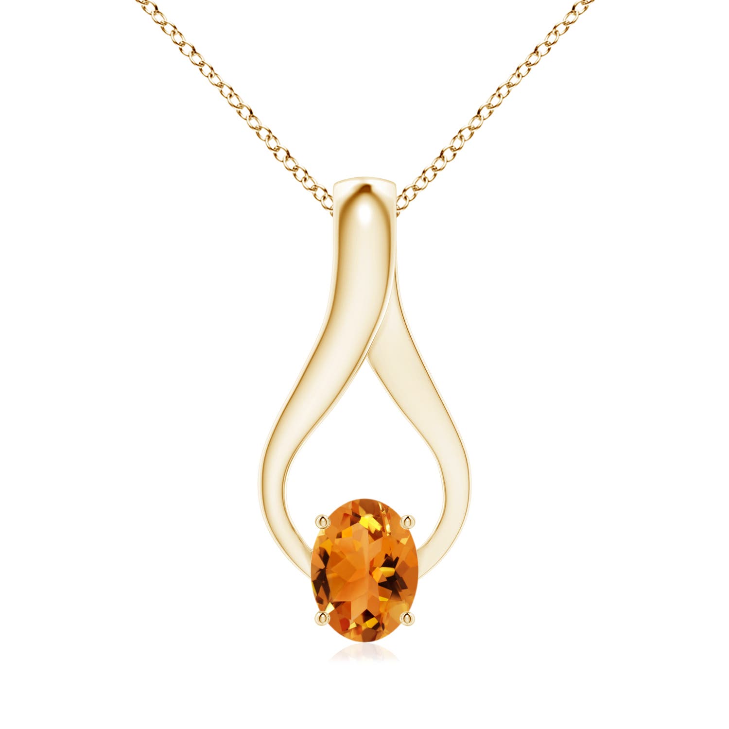 AAA - Citrine / 1.21 CT / 14 KT Yellow Gold