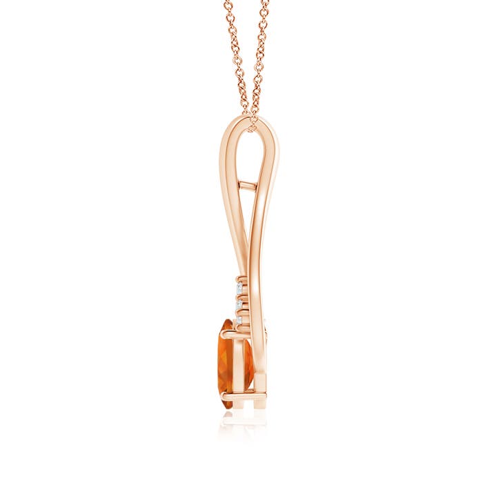 AAAA - Citrine / 1.21 CT / 14 KT Rose Gold