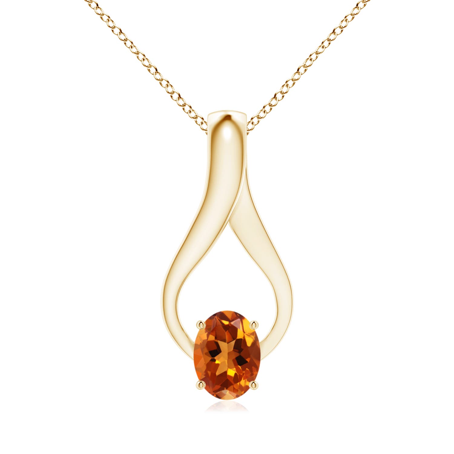 AAAA - Citrine / 1.21 CT / 14 KT Yellow Gold