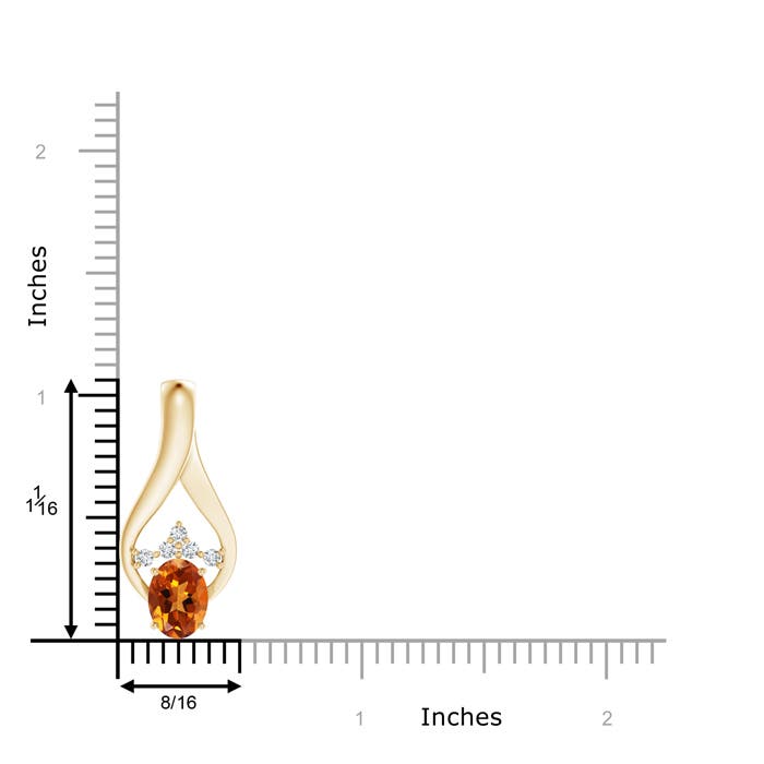 AAAA - Citrine / 1.21 CT / 14 KT Yellow Gold