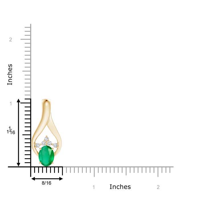 A - Emerald / 1.21 CT / 14 KT Yellow Gold