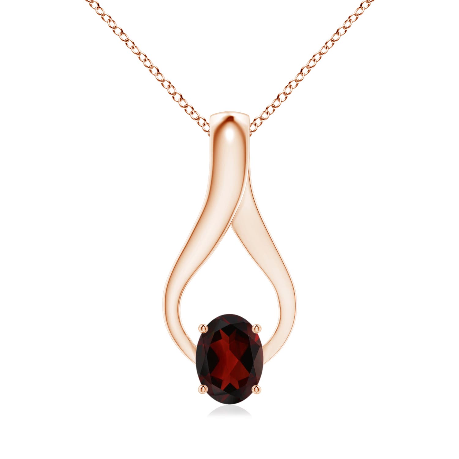 AA - Garnet / 1.56 CT / 14 KT Rose Gold