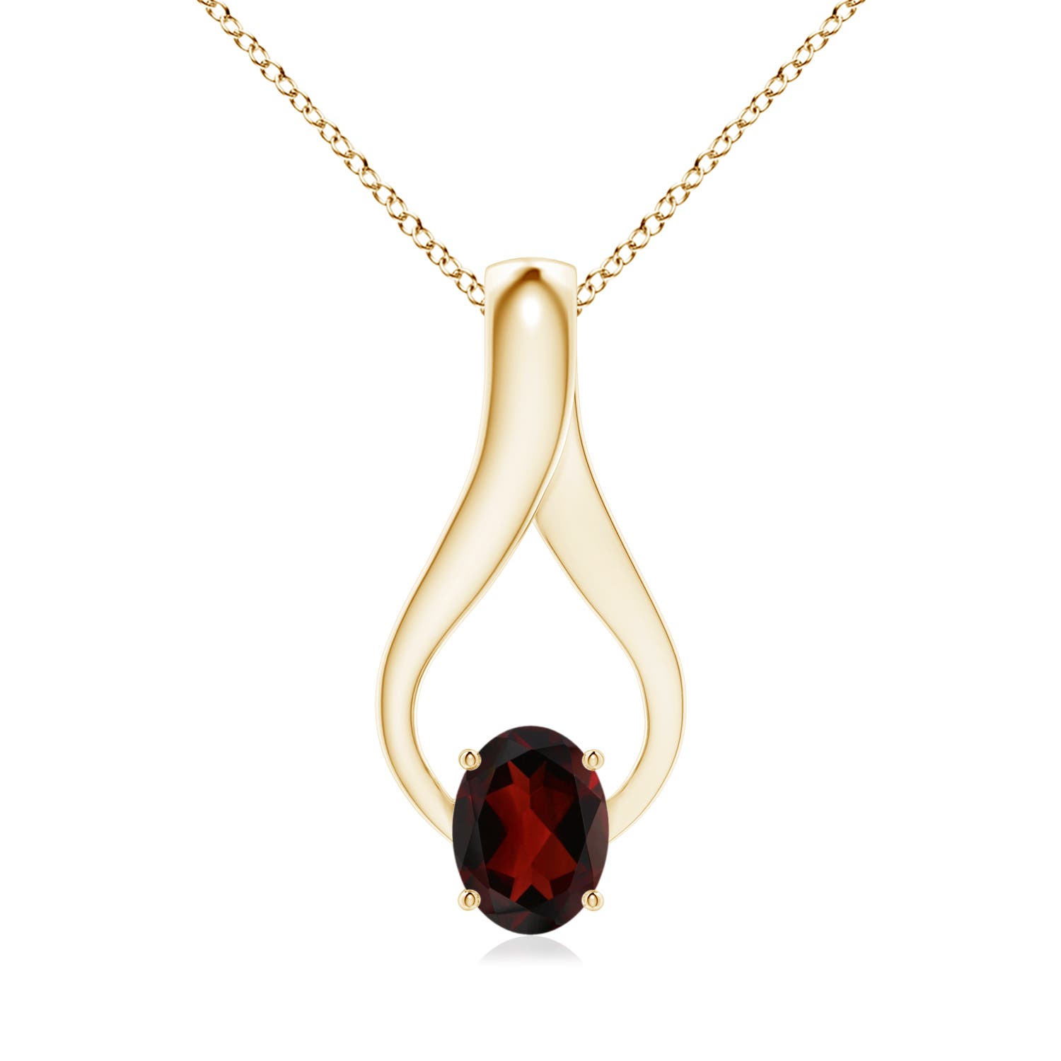 AA - Garnet / 1.56 CT / 14 KT Yellow Gold