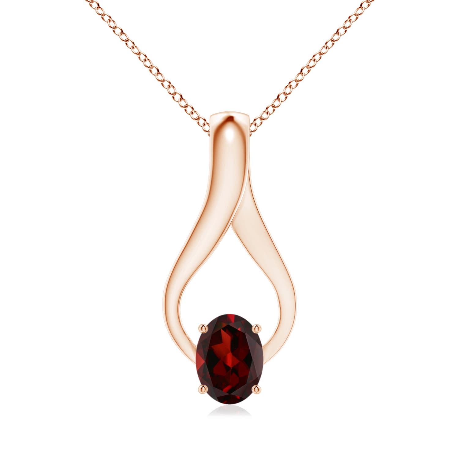 AAA - Garnet / 1.56 CT / 14 KT Rose Gold