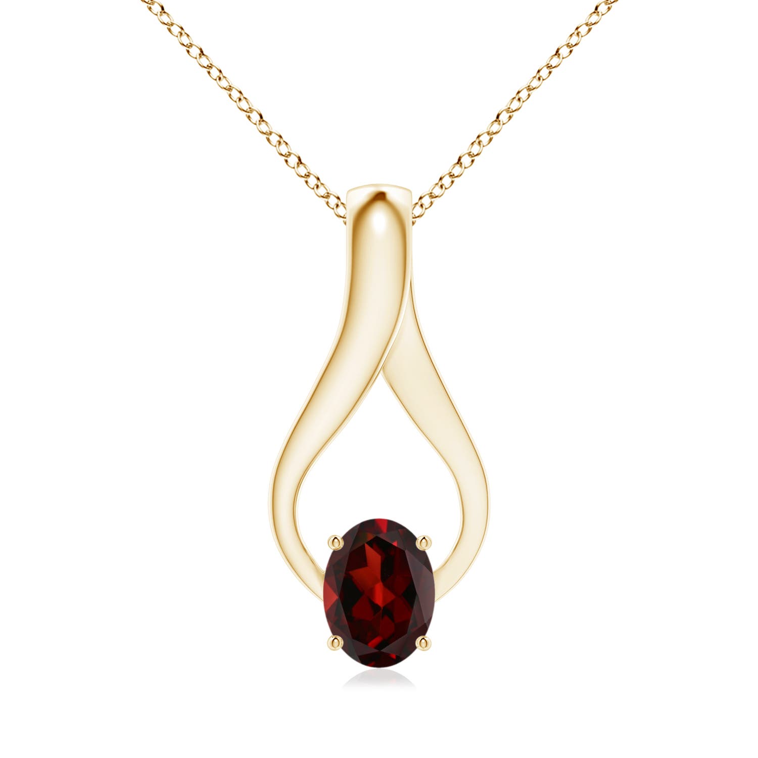 AAA - Garnet / 1.56 CT / 14 KT Yellow Gold