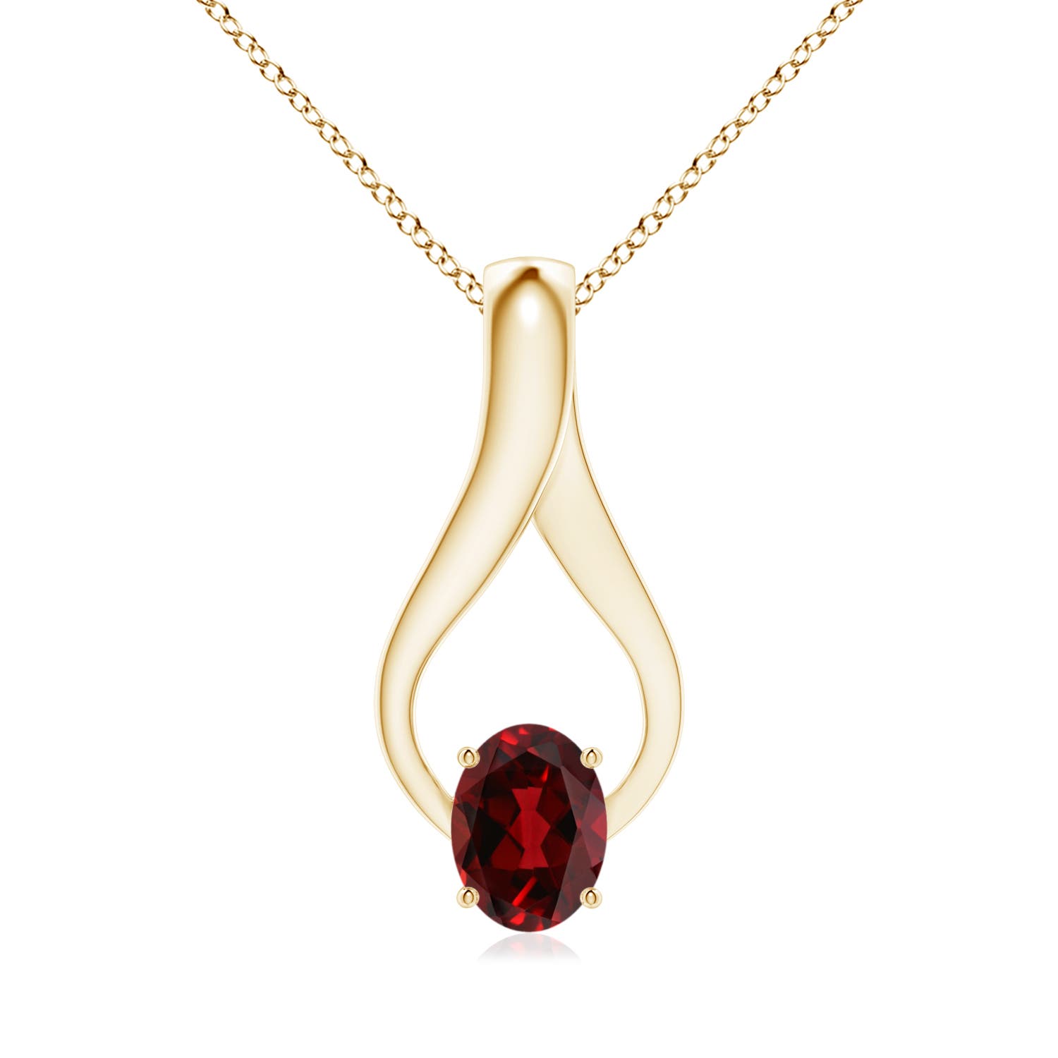 AAAA - Garnet / 1.56 CT / 14 KT Yellow Gold