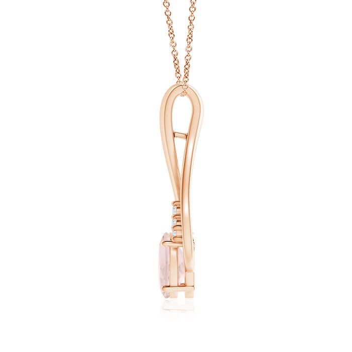 A - Morganite / 1.21 CT / 14 KT Rose Gold