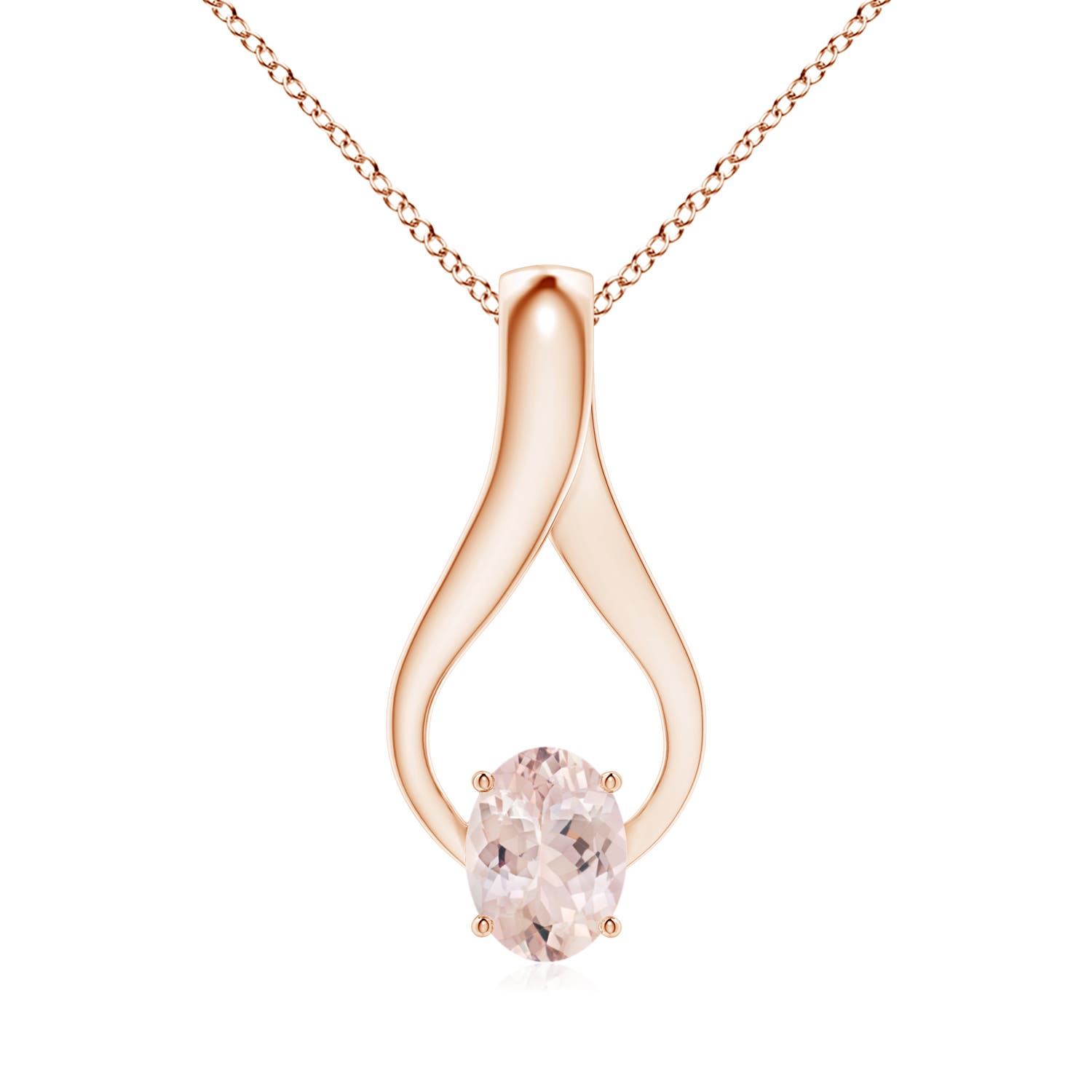 AA - Morganite / 1.21 CT / 14 KT Rose Gold