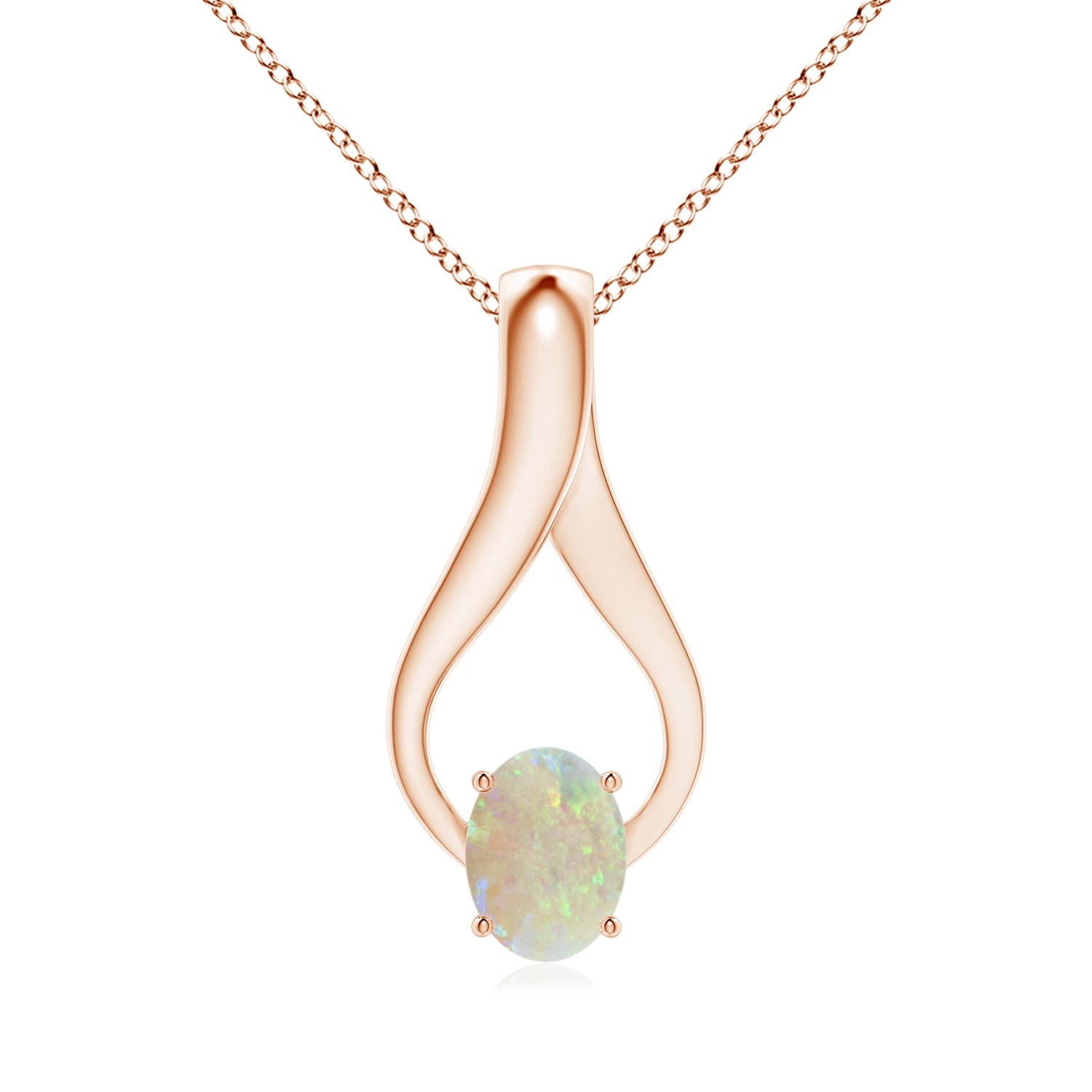 AAA - Opal / 0.91 CT / 14 KT Rose Gold