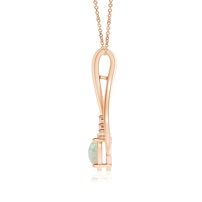 AAA - Opal / 0.91 CT / 14 KT Rose Gold