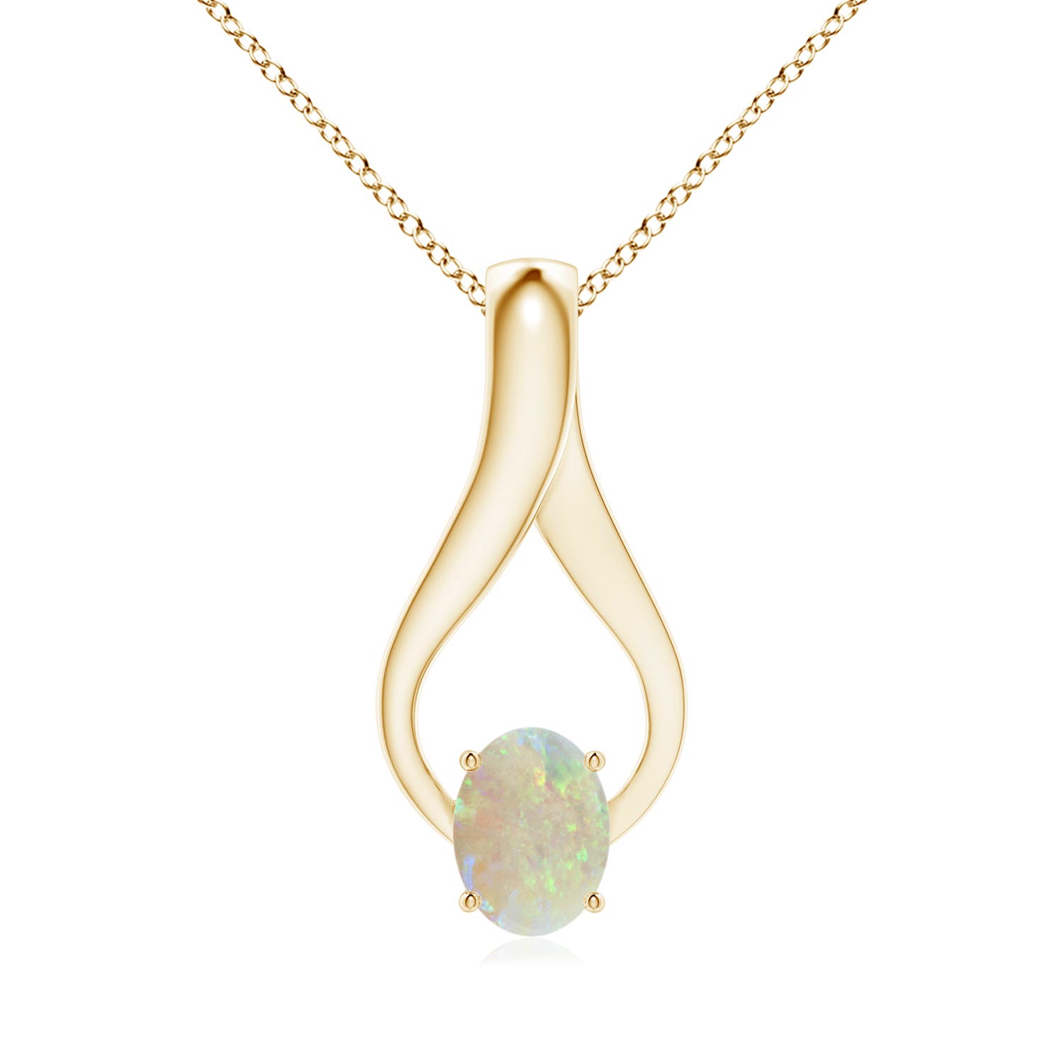 AAA - Opal / 0.91 CT / 14 KT Yellow Gold