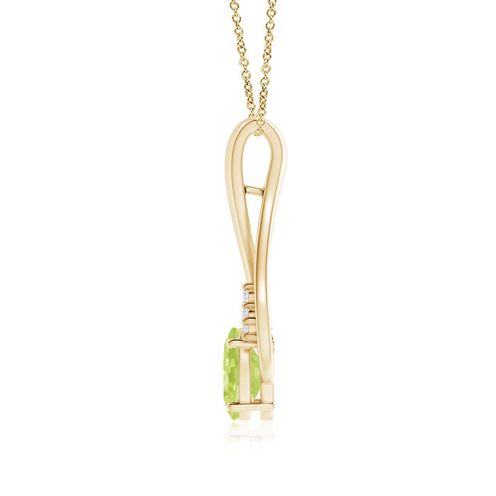 A - Peridot / 1.46 CT / 14 KT Yellow Gold