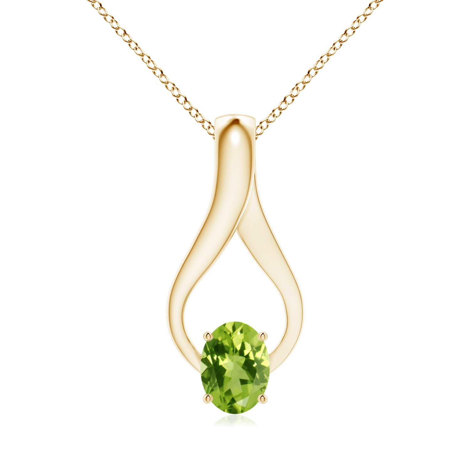 AAA - Peridot / 1.46 CT / 14 KT Yellow Gold