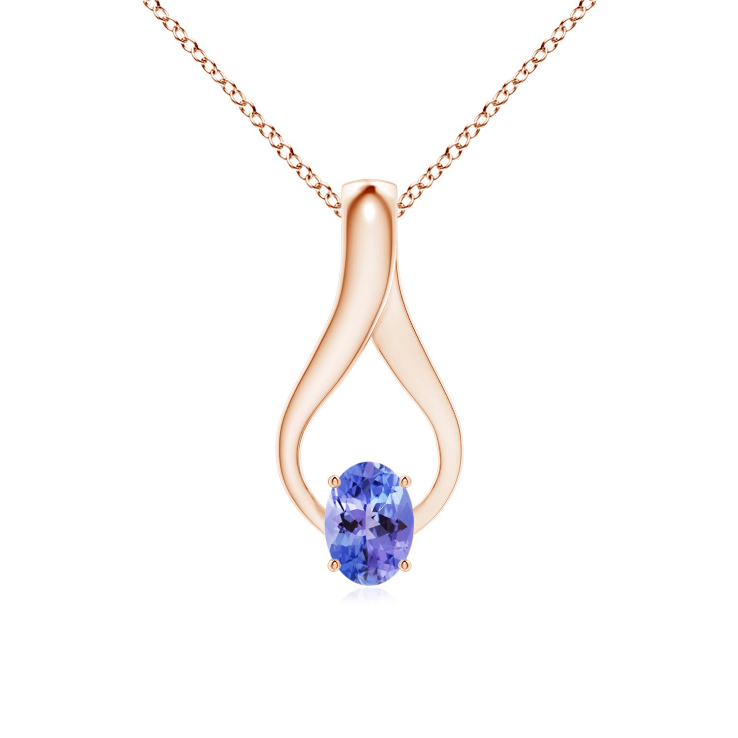 AA - Tanzanite / 0.87 CT / 14 KT Rose Gold