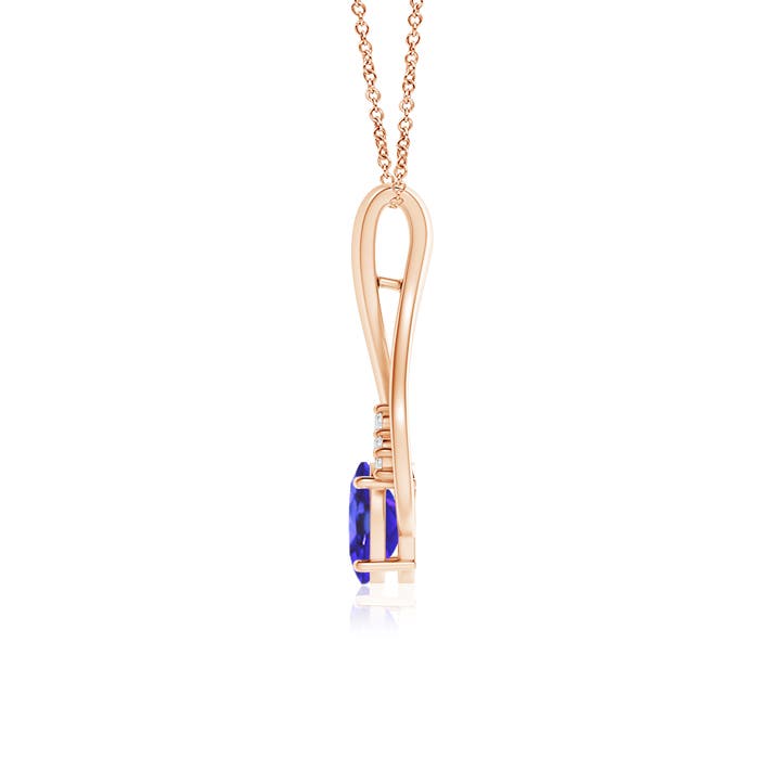 AA - Tanzanite / 0.87 CT / 14 KT Rose Gold