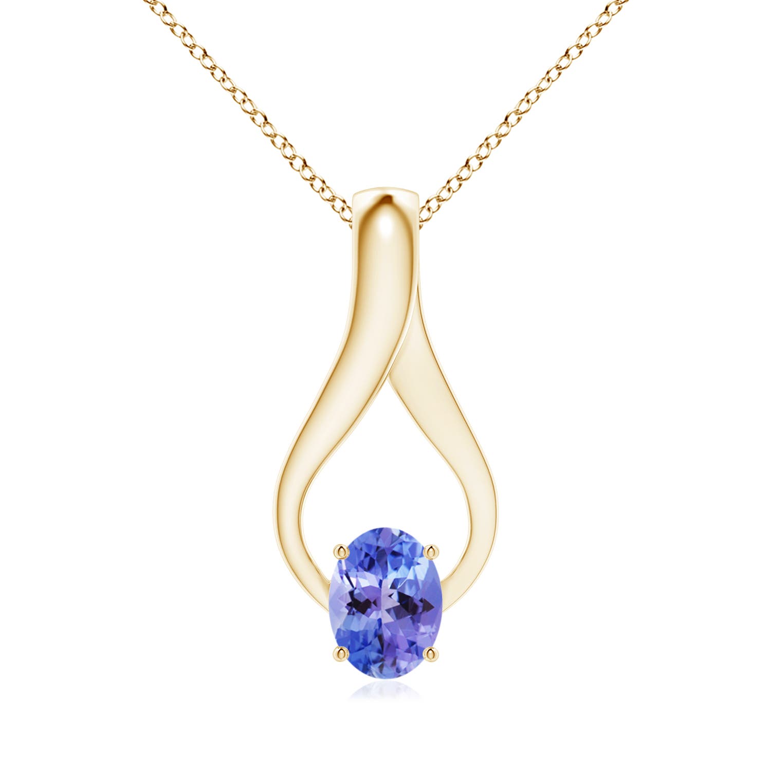 AA - Tanzanite / 1.36 CT / 14 KT Yellow Gold