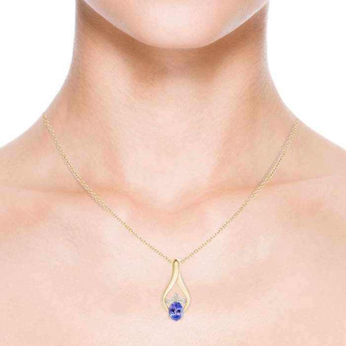 AA - Tanzanite / 1.36 CT / 14 KT Yellow Gold