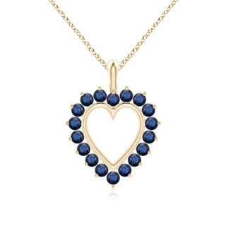 Round AA Blue Sapphire