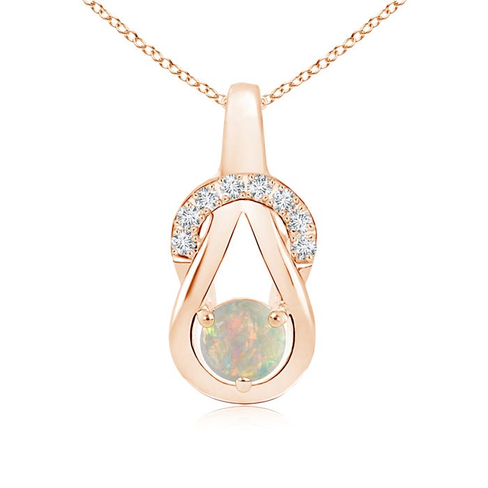 AAAA - Opal / 0.43 CT / 14 KT Rose Gold