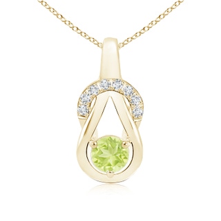Round A Peridot