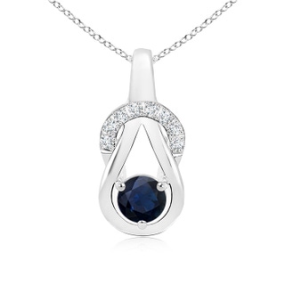 Round A Blue Sapphire