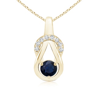 Round A Blue Sapphire