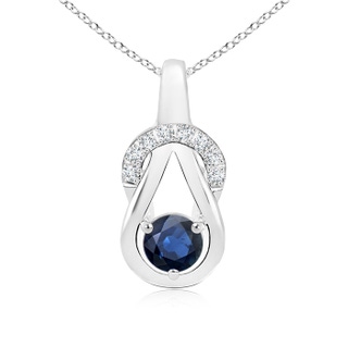 Round AA Blue Sapphire