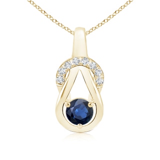 Round AA Blue Sapphire