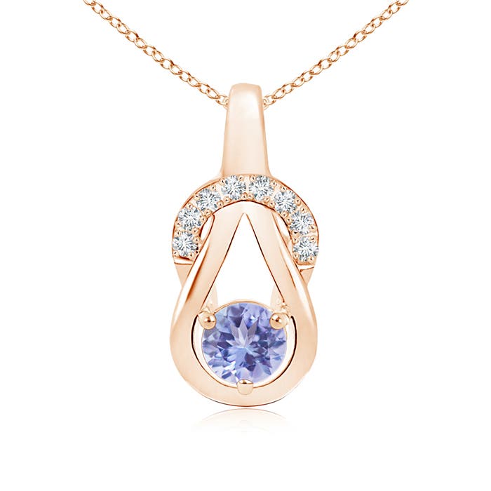 AA - Tanzanite / 0.6 CT / 14 KT Rose Gold